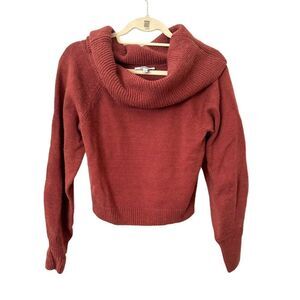 SPLENDID Cropped Cowlneck‎ Sweater Sz Small